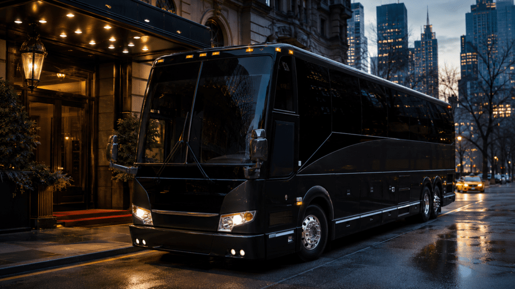 Group transportation coach in New York