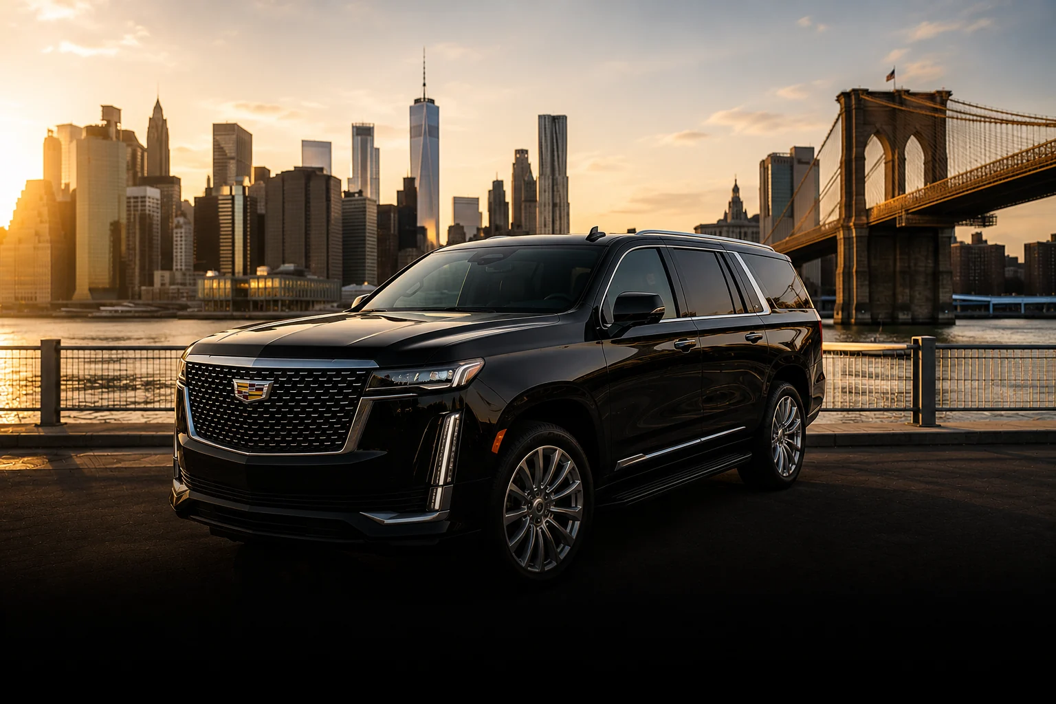 Luxury city tour car service around New York City landmarks